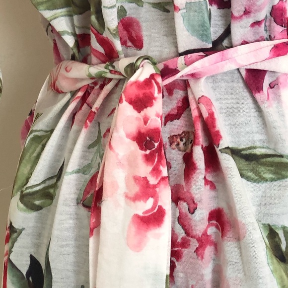 Show Me Your Mumu Pink Green Floral Brie Robe NWOT - Picture 2 of 5